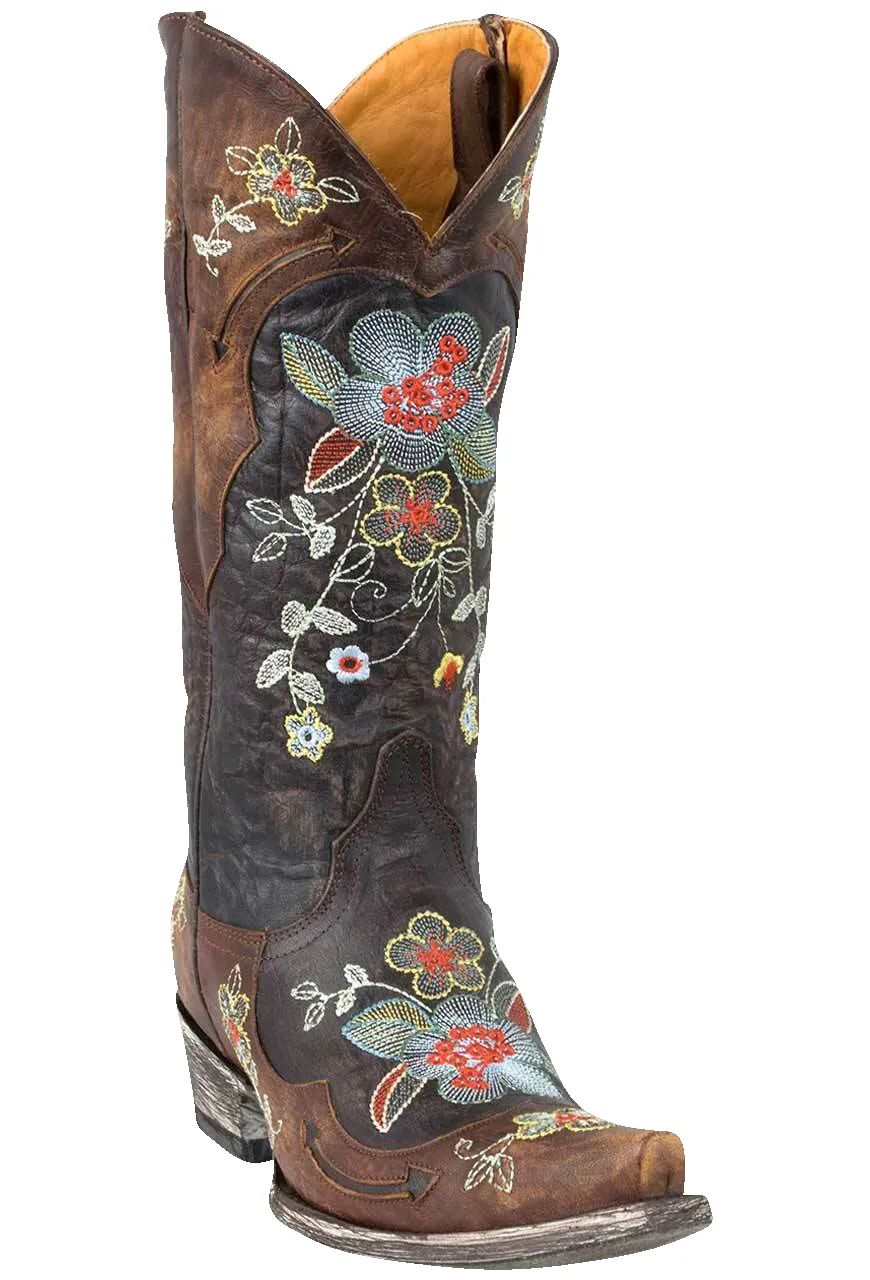 Old Gringo Bonnie Cowgirl Boots - Distressed Floral sold by Pinto Ranch product image thumbnail 4