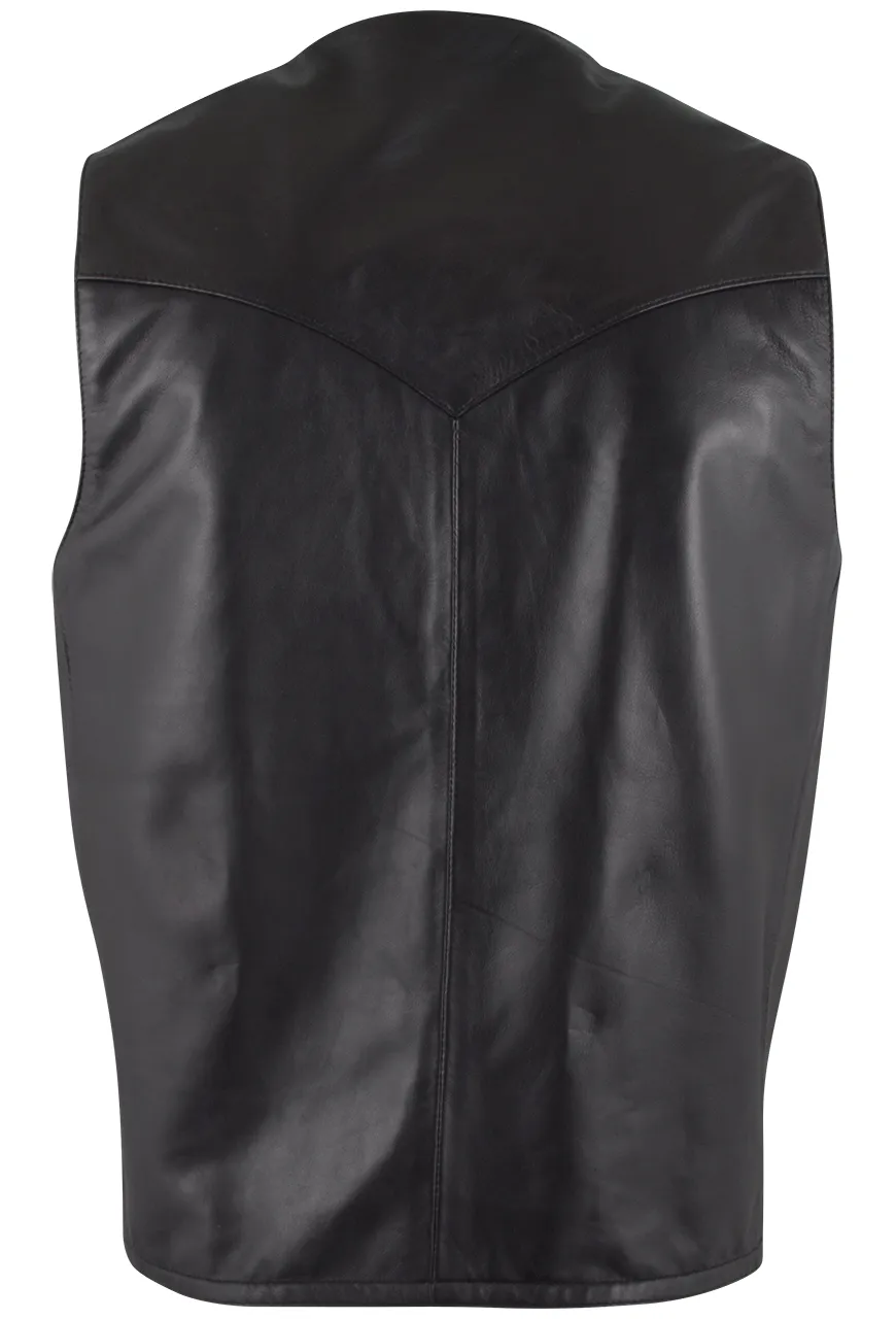 Scully Lambskin Vest - Black sold by Pinto Ranch product image thumbnail 2