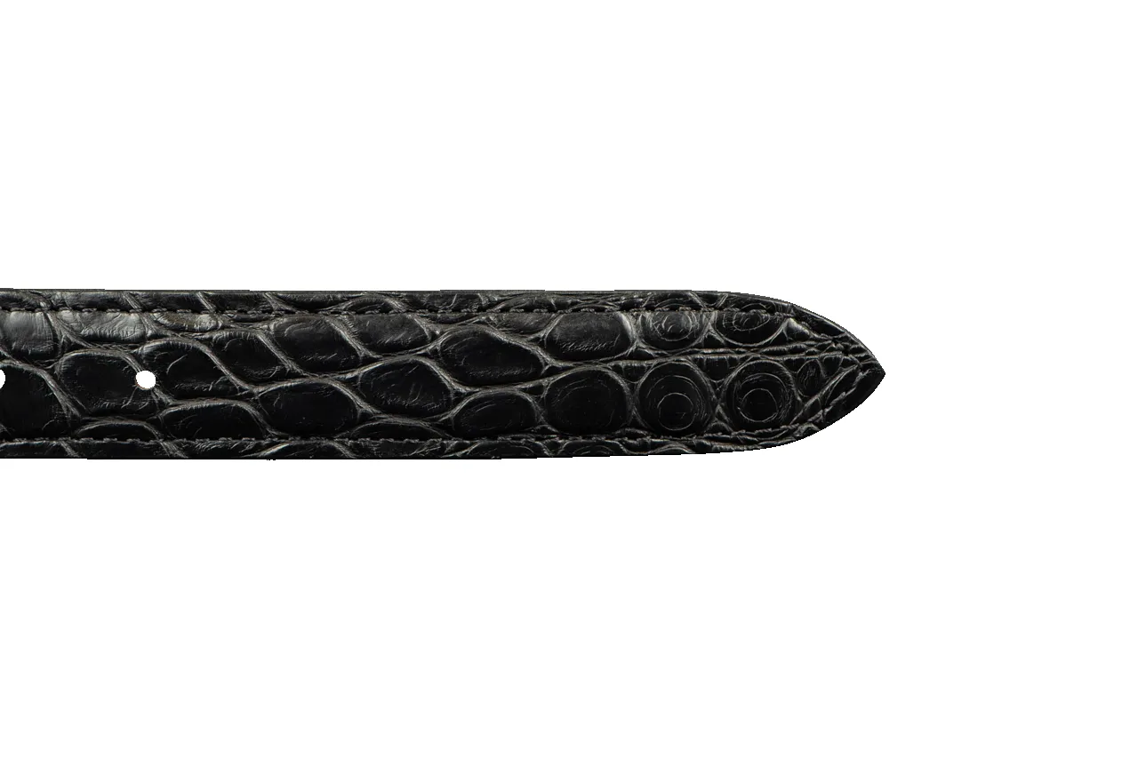 Chacon 1.25" Matte Alligator Tapered Belt Strap sold by Pinto Ranch product image thumbnail 3