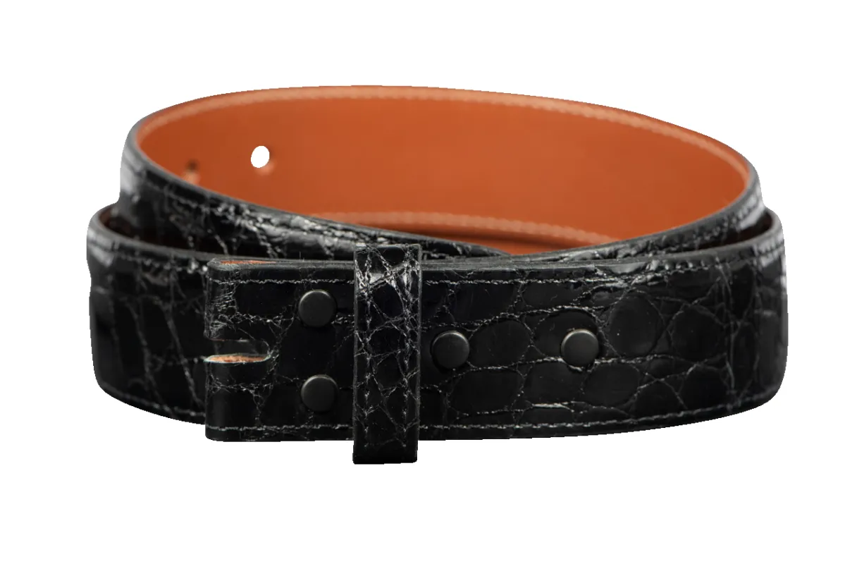 Chacon 1.5" Alligator Straight Cut Belt Strap sold by Pinto Ranch
