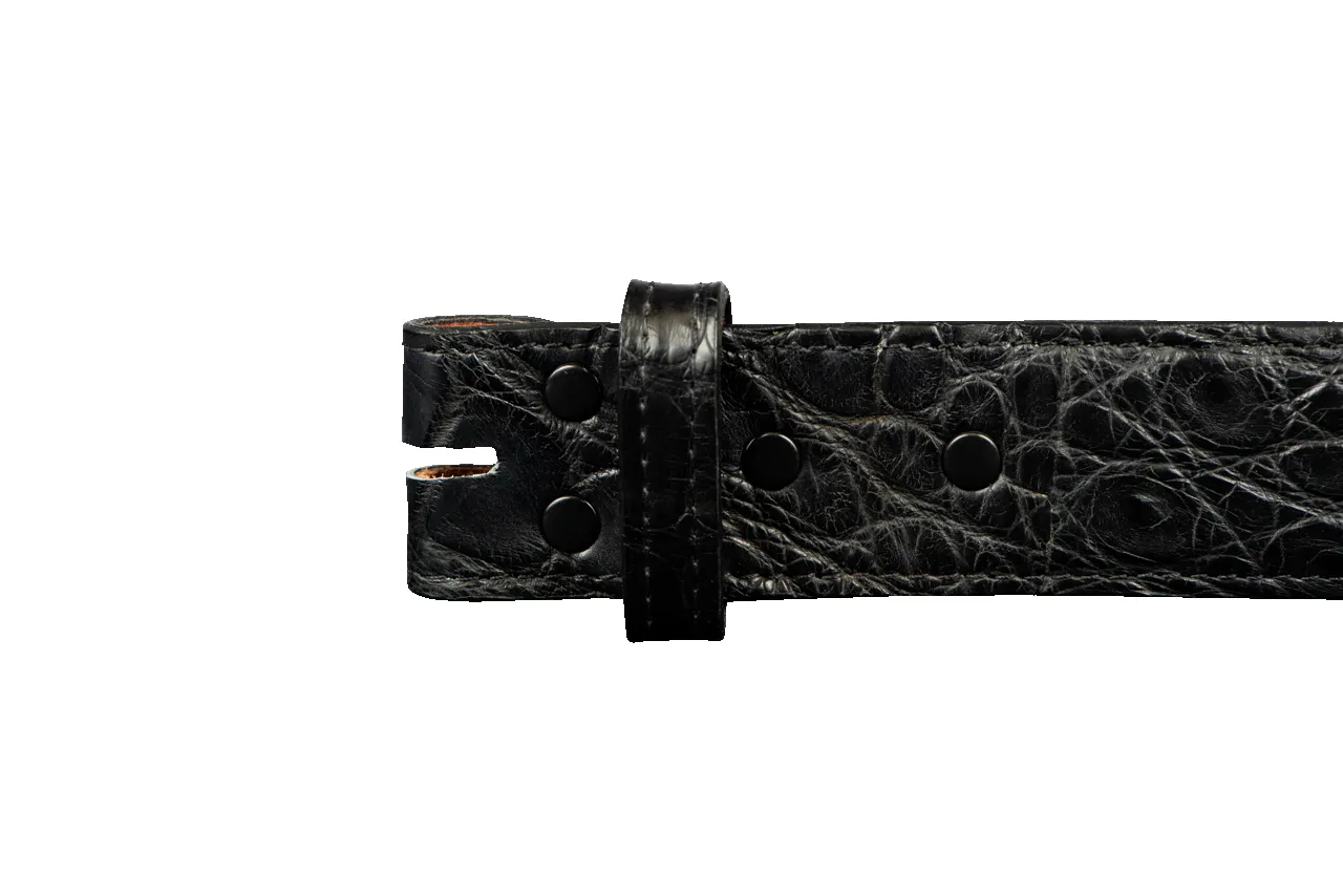 Chacon 1.5" Matte Alligator Straight Belt Strap sold by Pinto Ranch product image thumbnail 2
