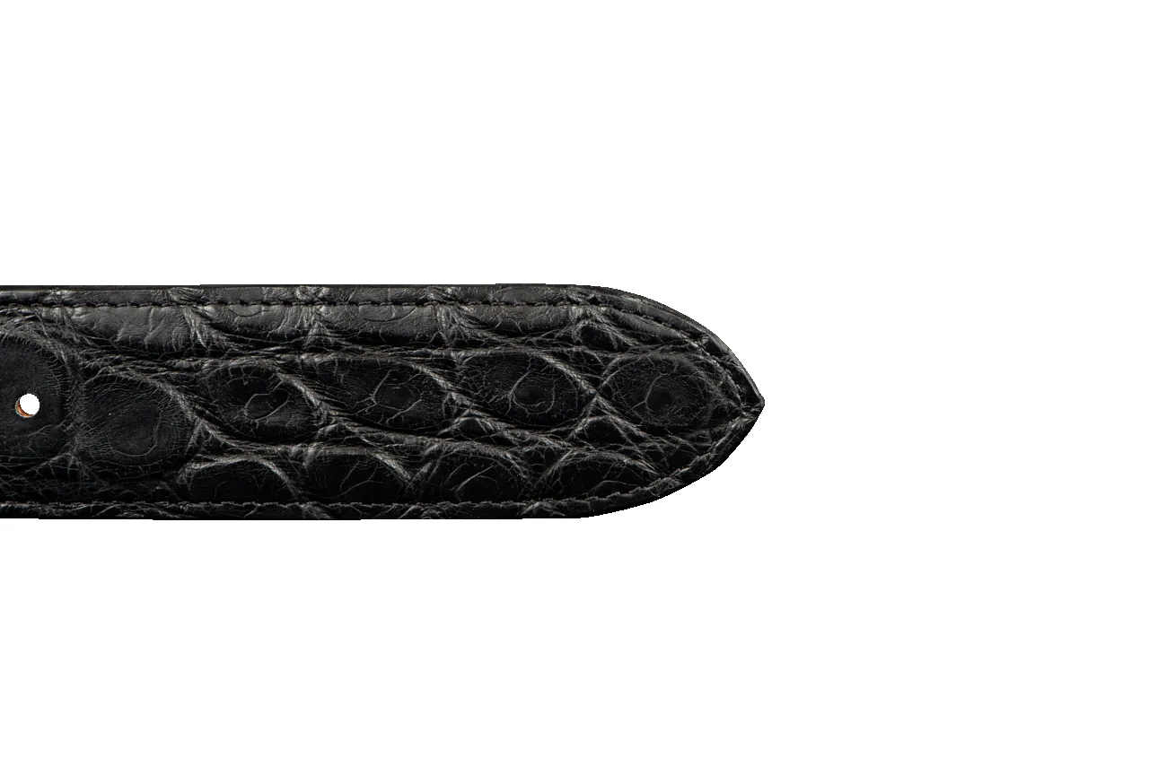 Chacon 1.5" Matte Alligator Straight Belt Strap sold by Pinto Ranch product image thumbnail 3