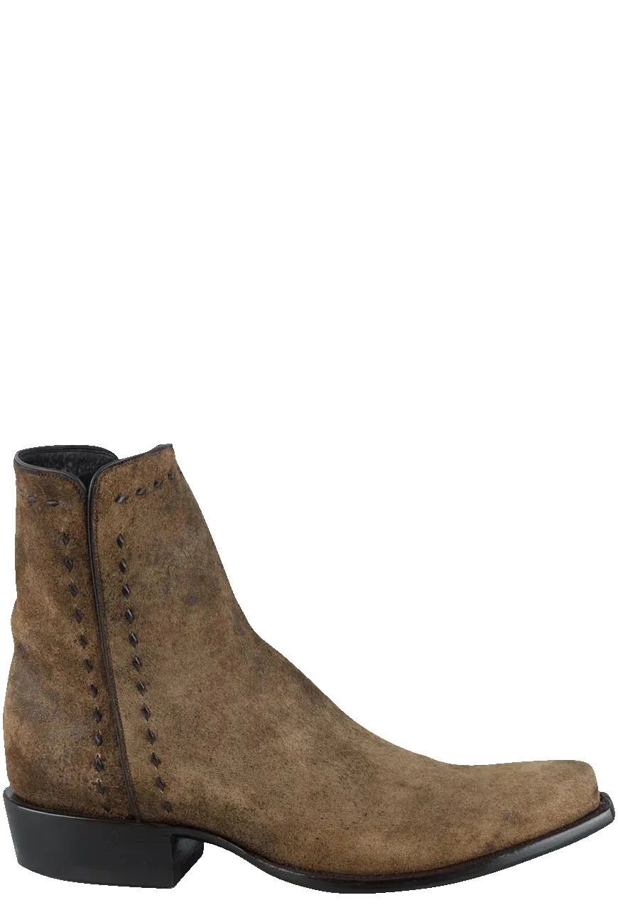 Stallion Lamb Zorro Ankle Boots - Vintage Camel sold by Pinto Ranch