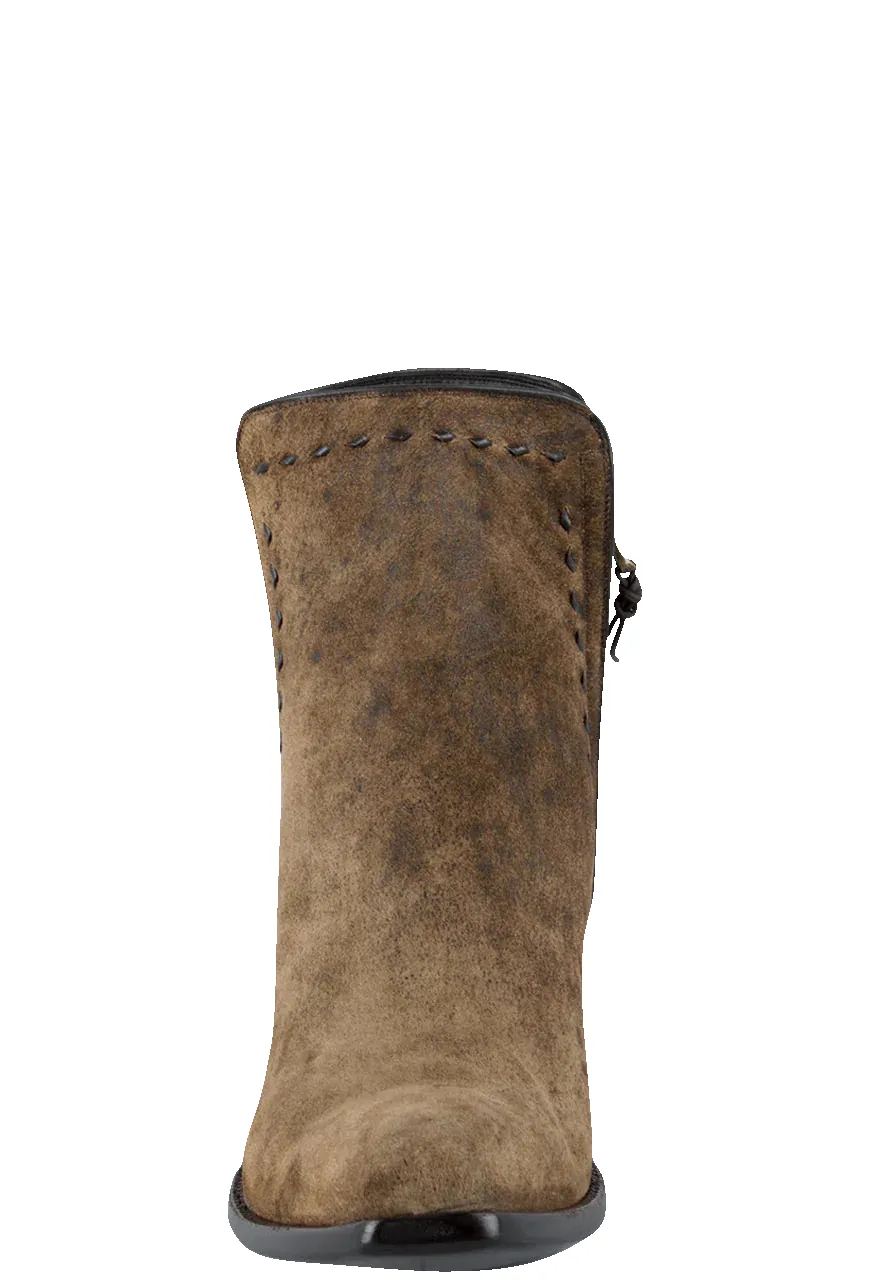 Stallion Lamb Zorro Ankle Boots - Vintage Camel sold by Pinto Ranch product image thumbnail 2