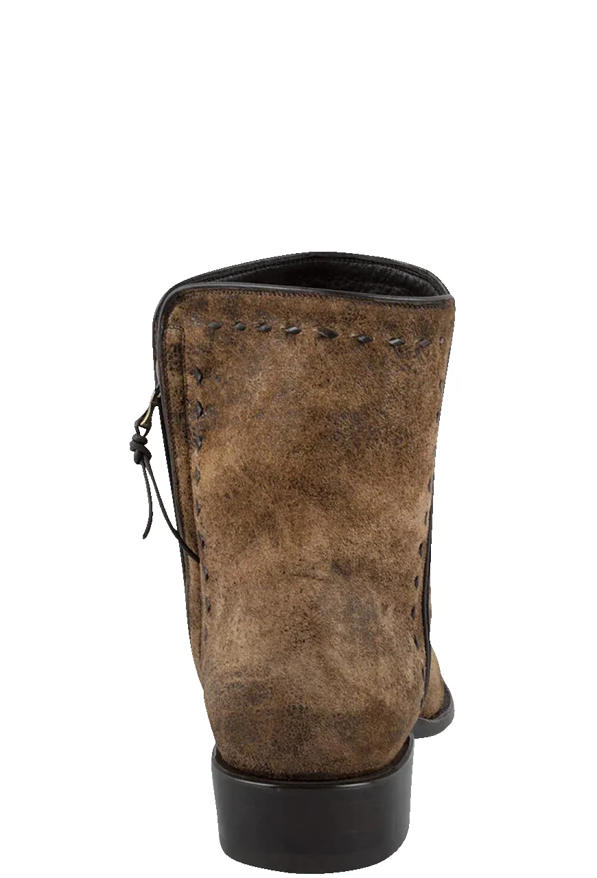 Stallion Lamb Zorro Ankle Boots - Vintage Camel sold by Pinto Ranch product image thumbnail 3