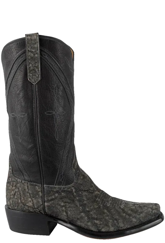 Rios of Mercedes Safari Gray Elephant Cowboy Boots - Granite made by Rios of Mercedes