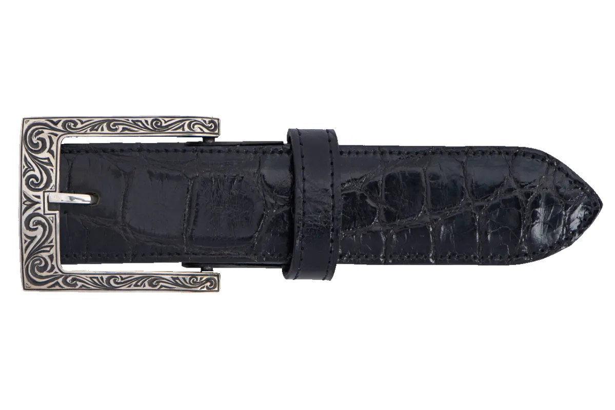 Chacon Hollywood Engraved 1.5" Single Belt Buckle sold by Pinto Ranch