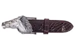 Jeff Deegan 1.5" Running Horse Trophy Buckle sold by Pinto Ranch