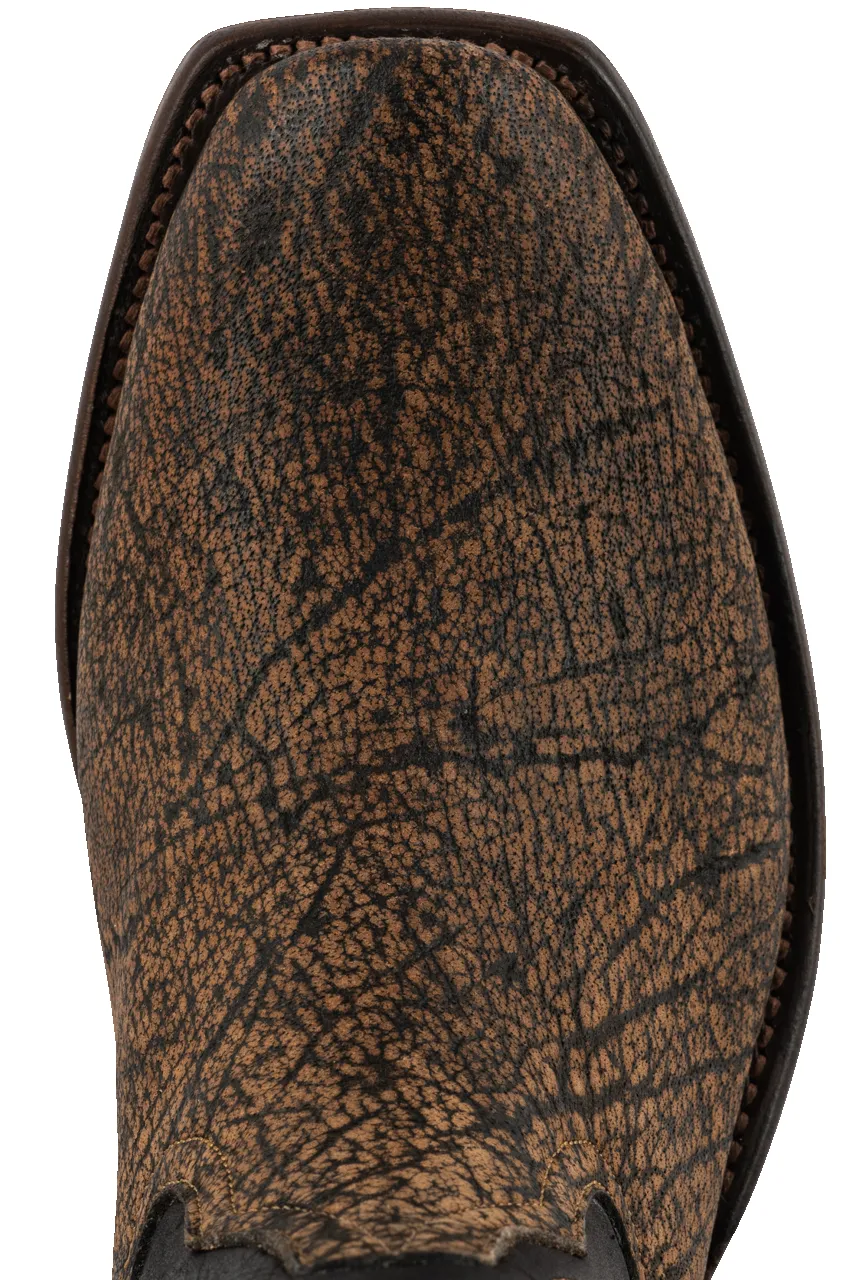 Rios of Mercedes Men's Cape Buffalo Cowboy Boots - Tan sold by Pinto Ranch product image thumbnail 4