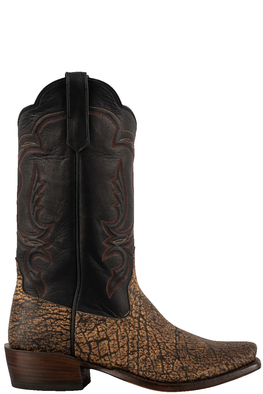 Rios of Mercedes Men's Cape Buffalo Cowboy Boots - Tan sold by Pinto Ranch