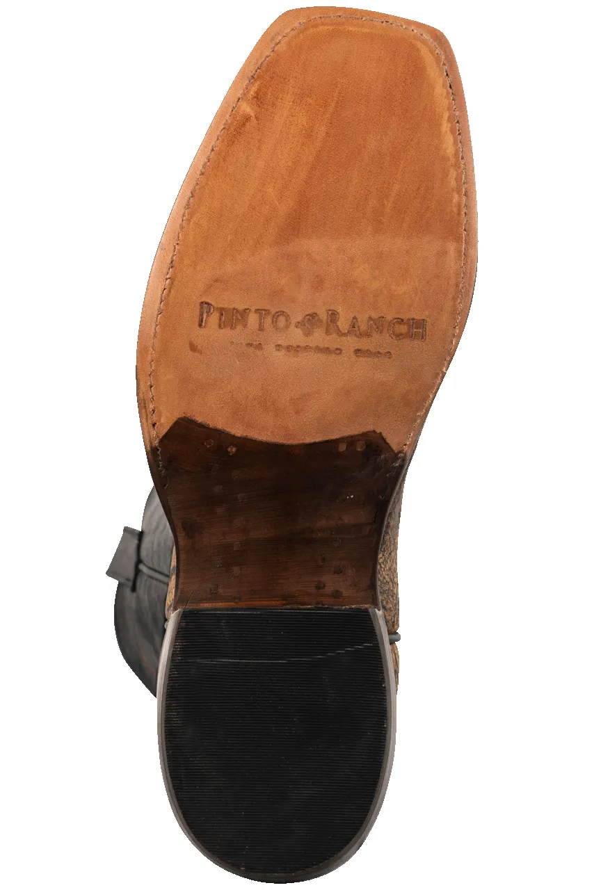 Rios of Mercedes Men's Cape Buffalo Cowboy Boots - Tan sold by Pinto Ranch product image thumbnail 5