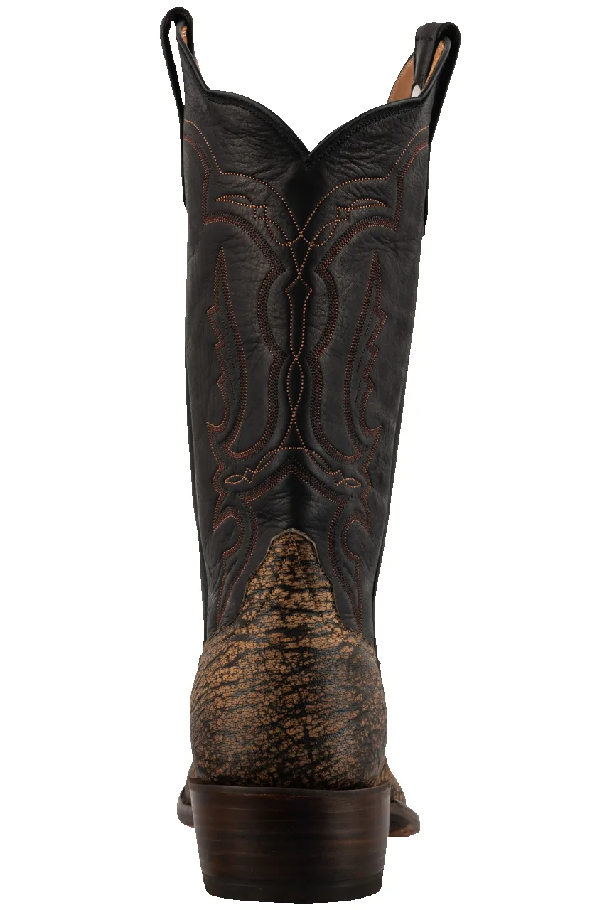 Rios of Mercedes Men's Cape Buffalo Cowboy Boots - Tan sold by Pinto Ranch product image thumbnail 3