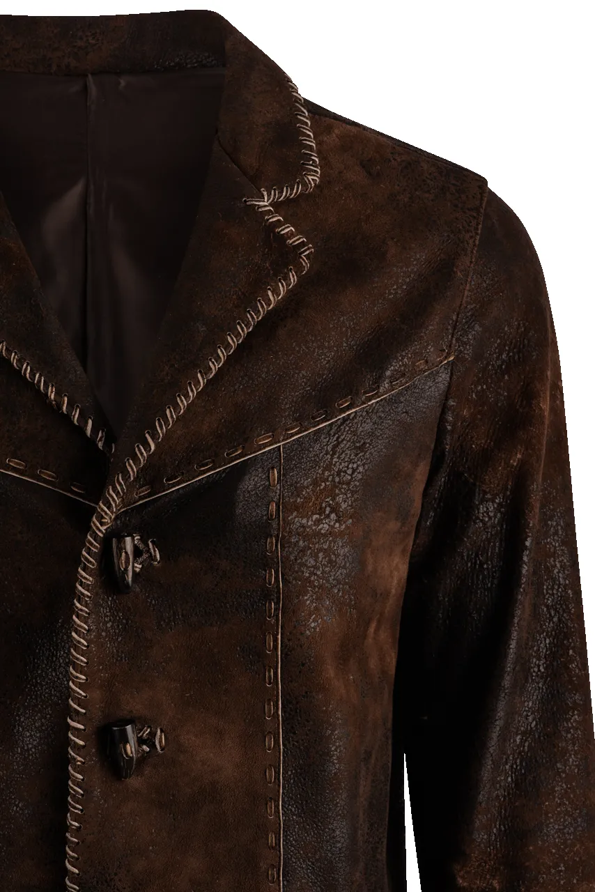Continental Leather Cigar Jacket sold by Pinto Ranch product image thumbnail 3