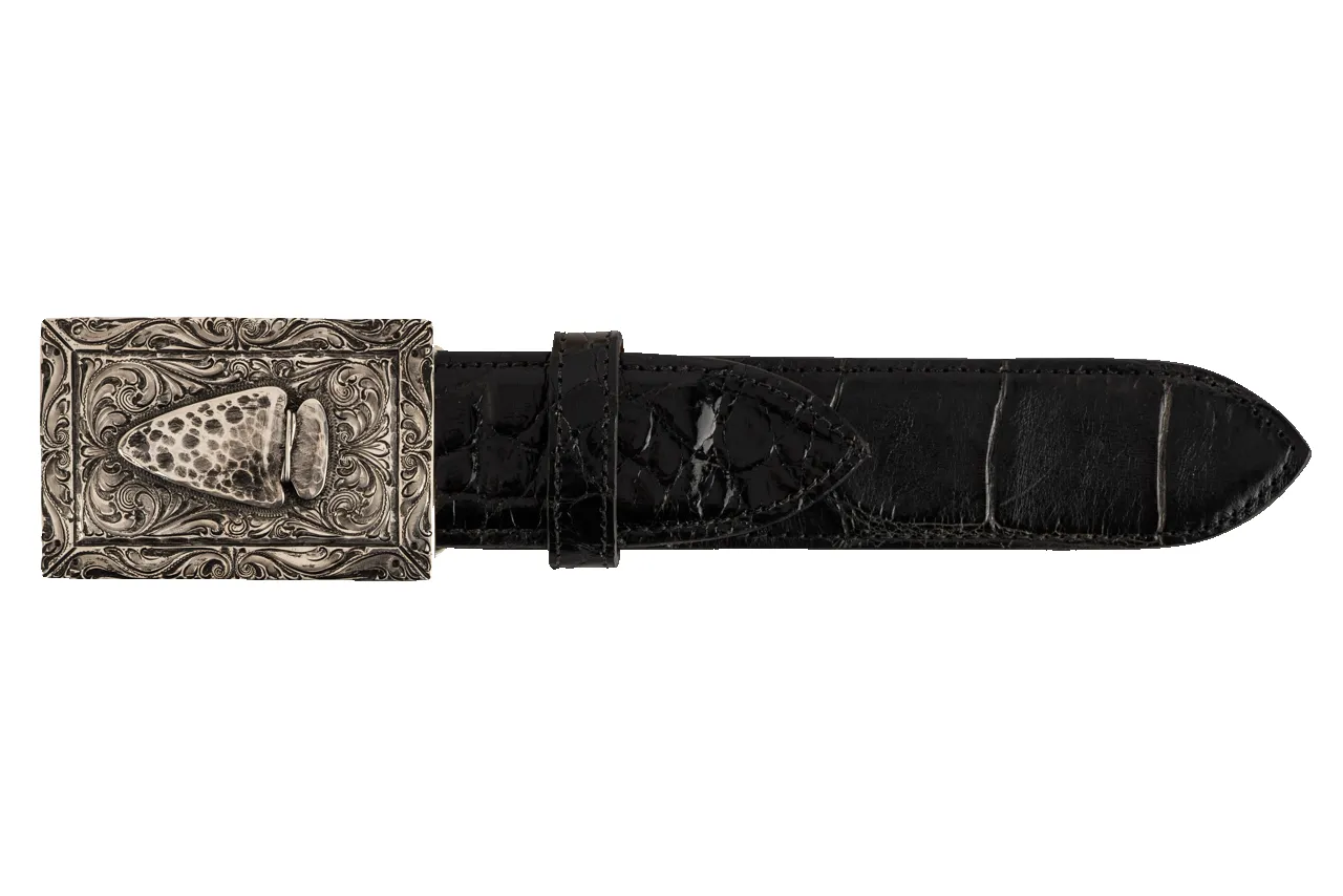 Chacon Fine Arrowhead 1.5" Trophy Buckle sold by Pinto Ranch