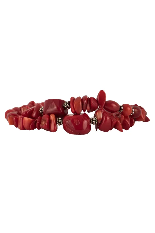 Paige Wallace Coral Bracelet sold by Pinto Ranch