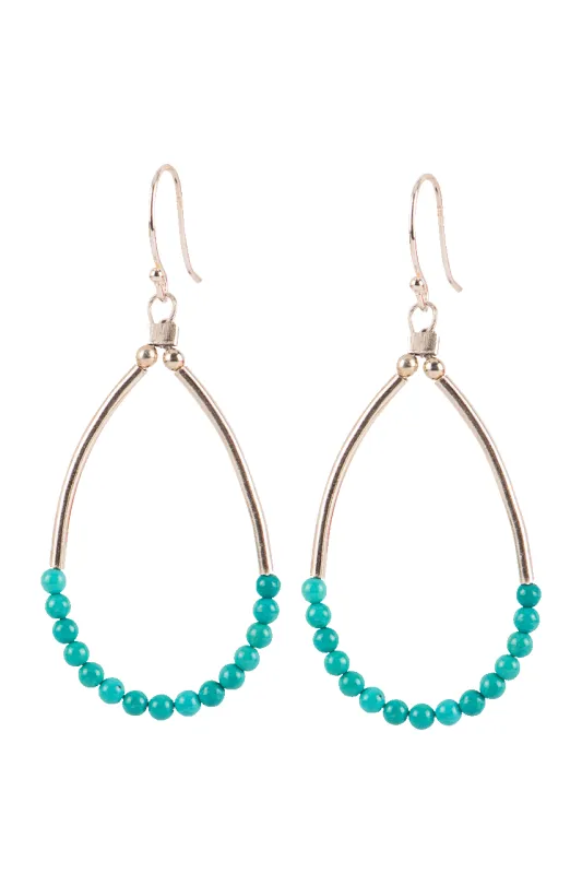 Paige Wallace Sterling Silver Tear Drop Earrings sold by Pinto Ranch