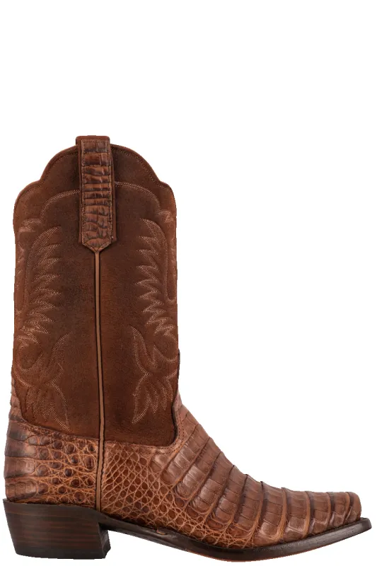 Rios of Mercedes Caiman Belly Cowboy Boots - Post Oak sold by Pinto Ranch