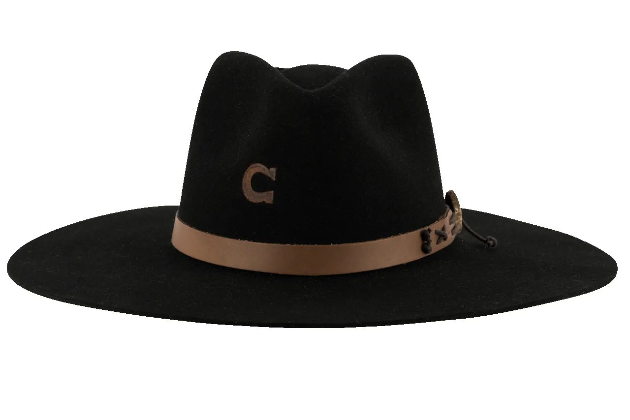 Charlie 1 Horse Tepee Hat - Black sold by Pinto Ranch