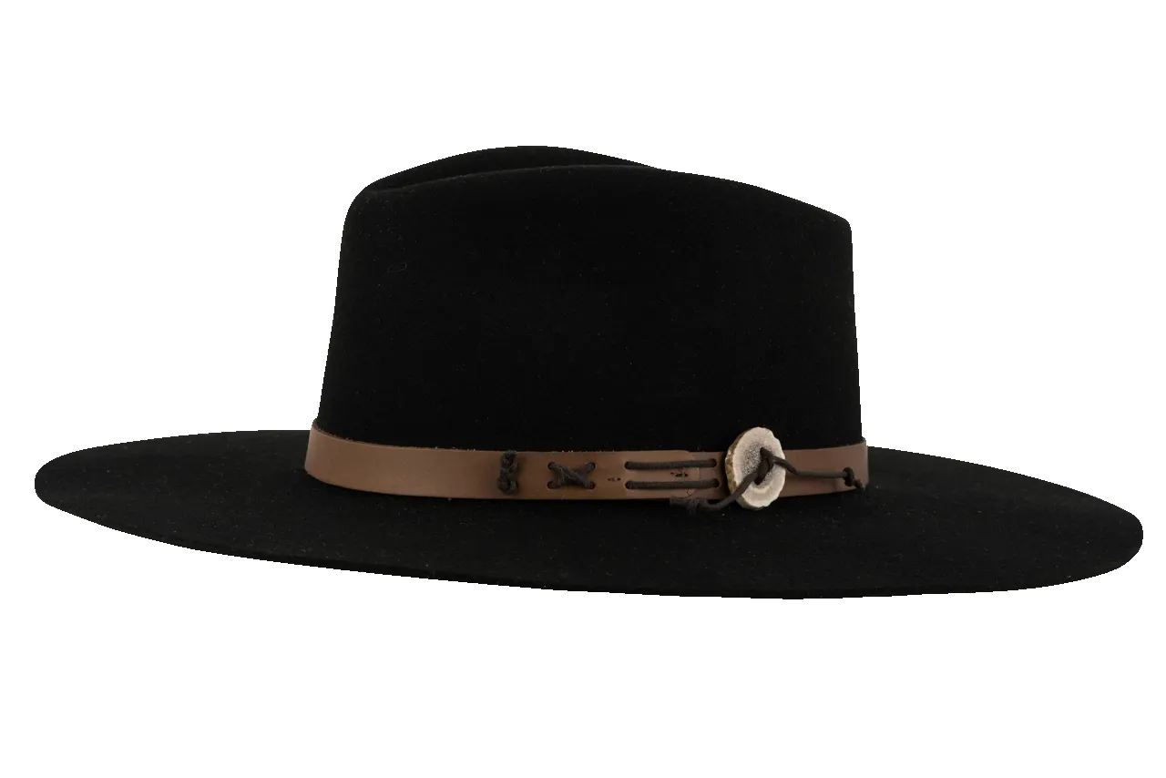 Charlie 1 Horse Tepee Hat - Black sold by Pinto Ranch product image thumbnail 2