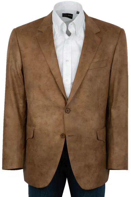 Pinto Ranch Tan Leather Micro Fiber Sport Coat sold by Pinto Ranch
