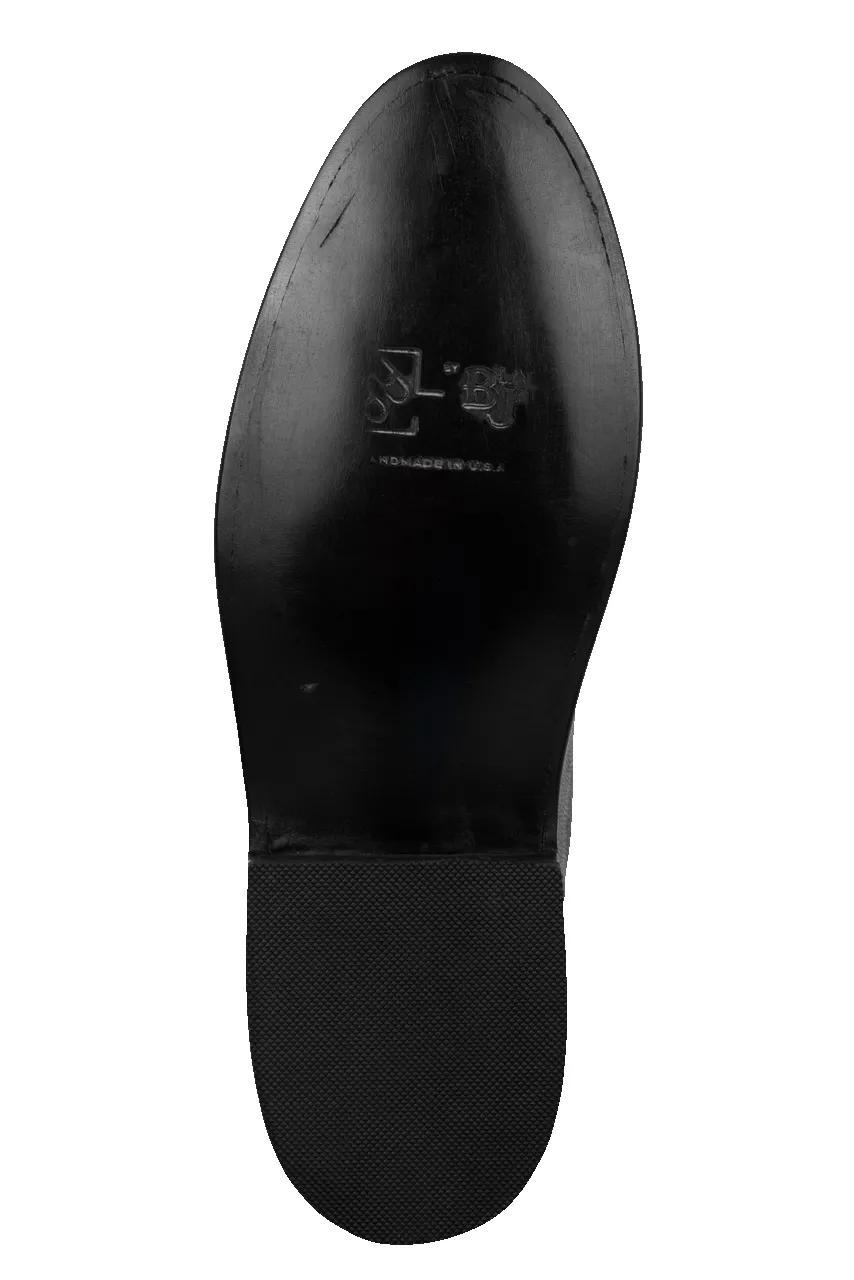 Black Jack Men's Goat Skin Roper Boots - Black sold by Pinto Ranch product image thumbnail 5