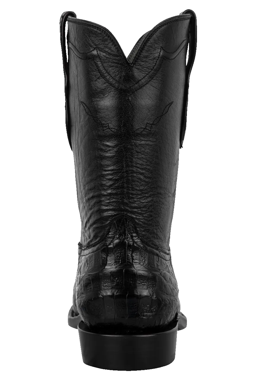 Black Jack Caiman Belly Roper Boots - Black sold by Pinto Ranch product image thumbnail 3