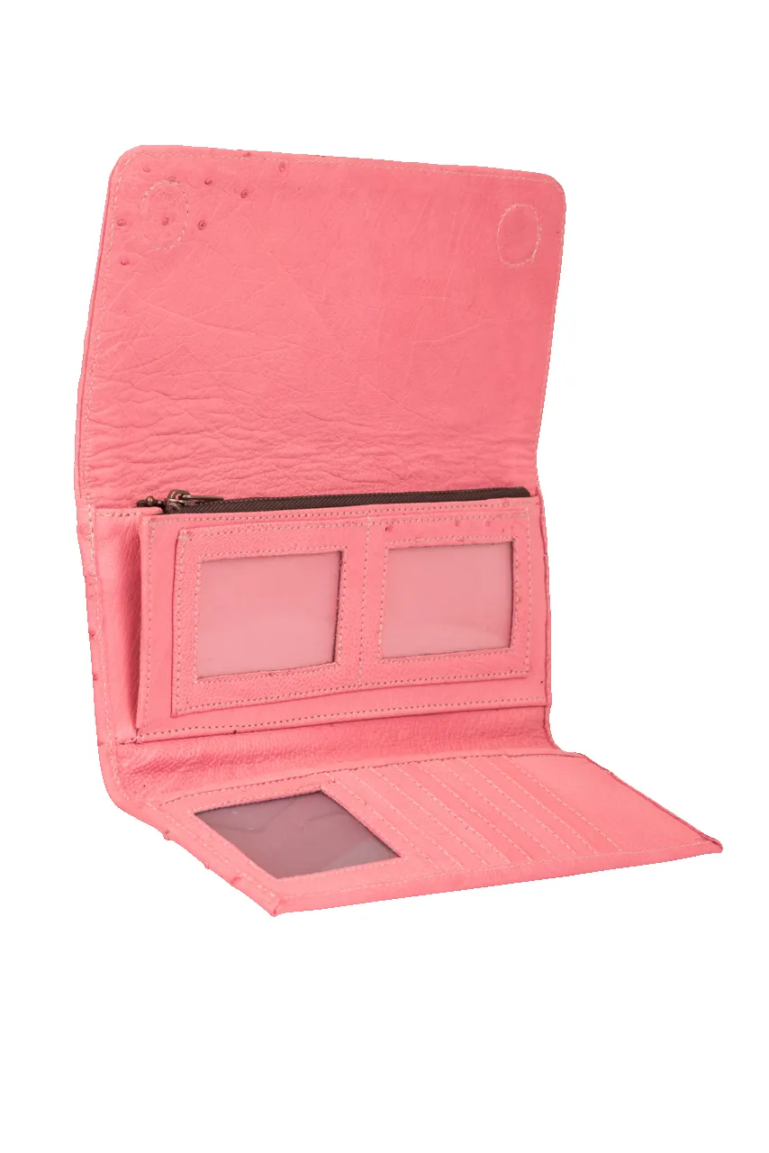 Juan Antonio Full Quill Ostrich Wallet sold by Pinto Ranch product image thumbnail 3