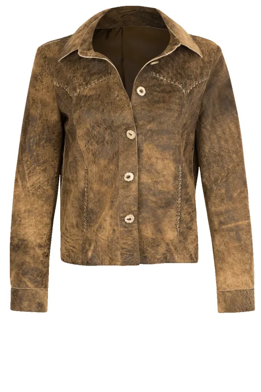 Juan Antonio Suede Safari Jacket sold by Pinto Ranch