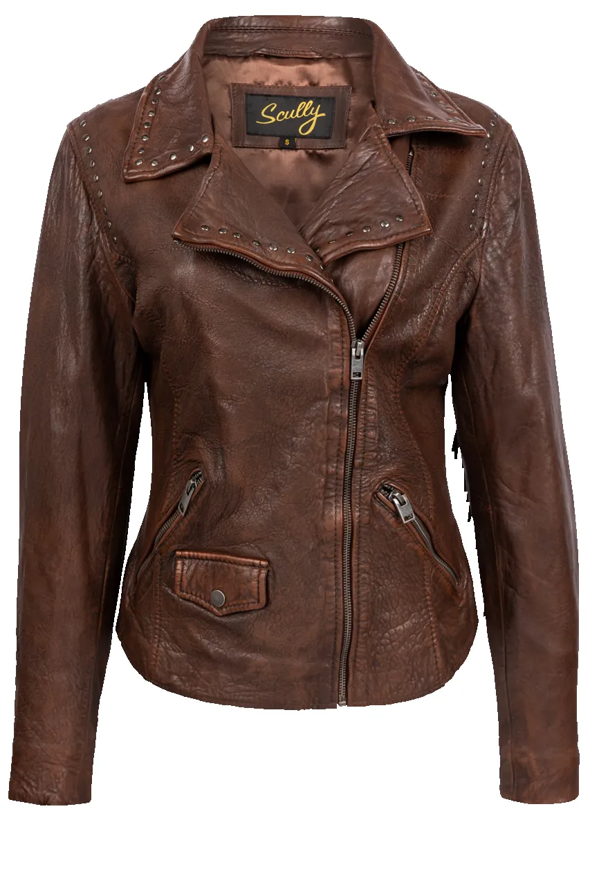 Scully Women's Classic Leather Jacket sold by Pinto Ranch