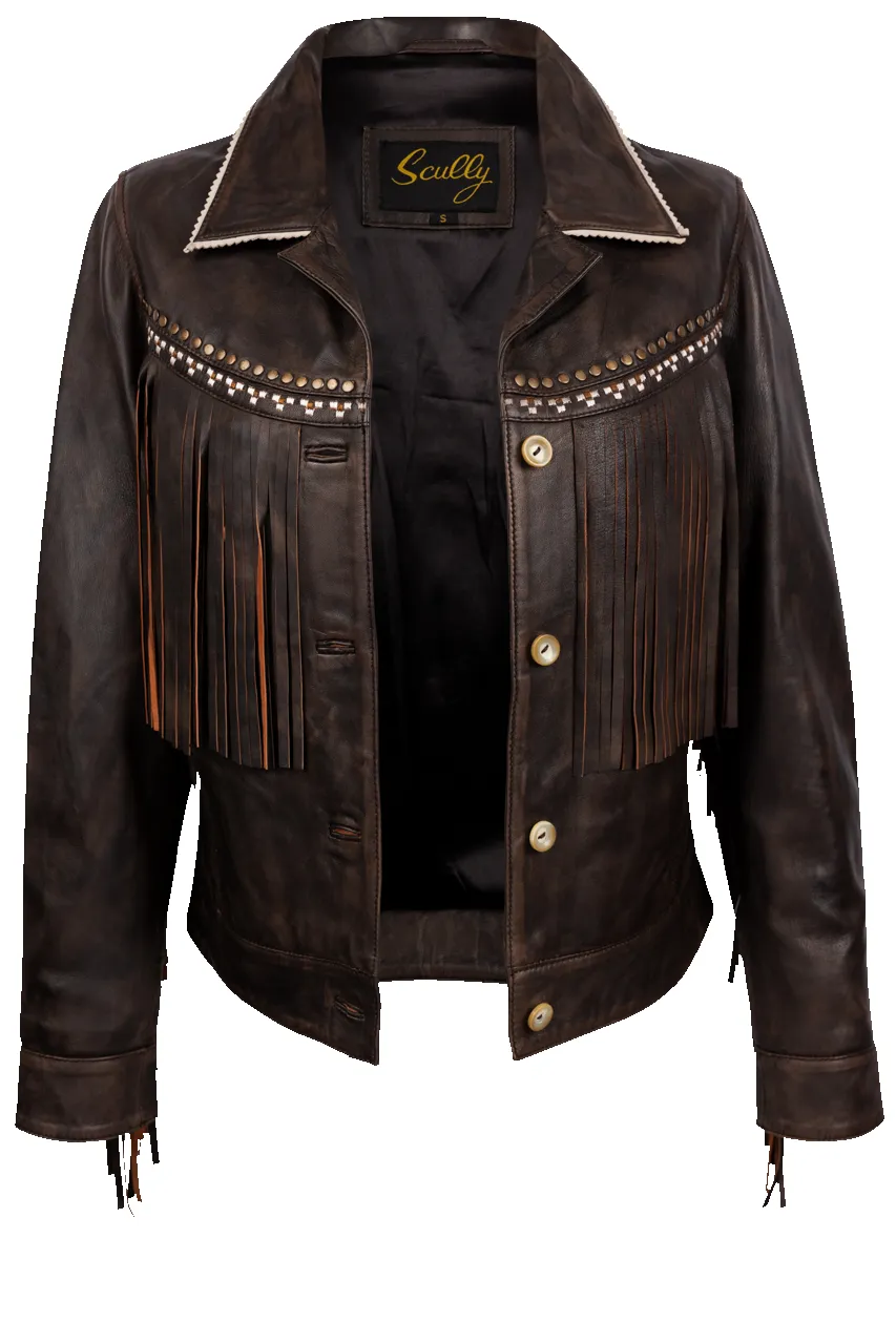 Scully Women's Fringe Leather Jacket sold by Pinto Ranch