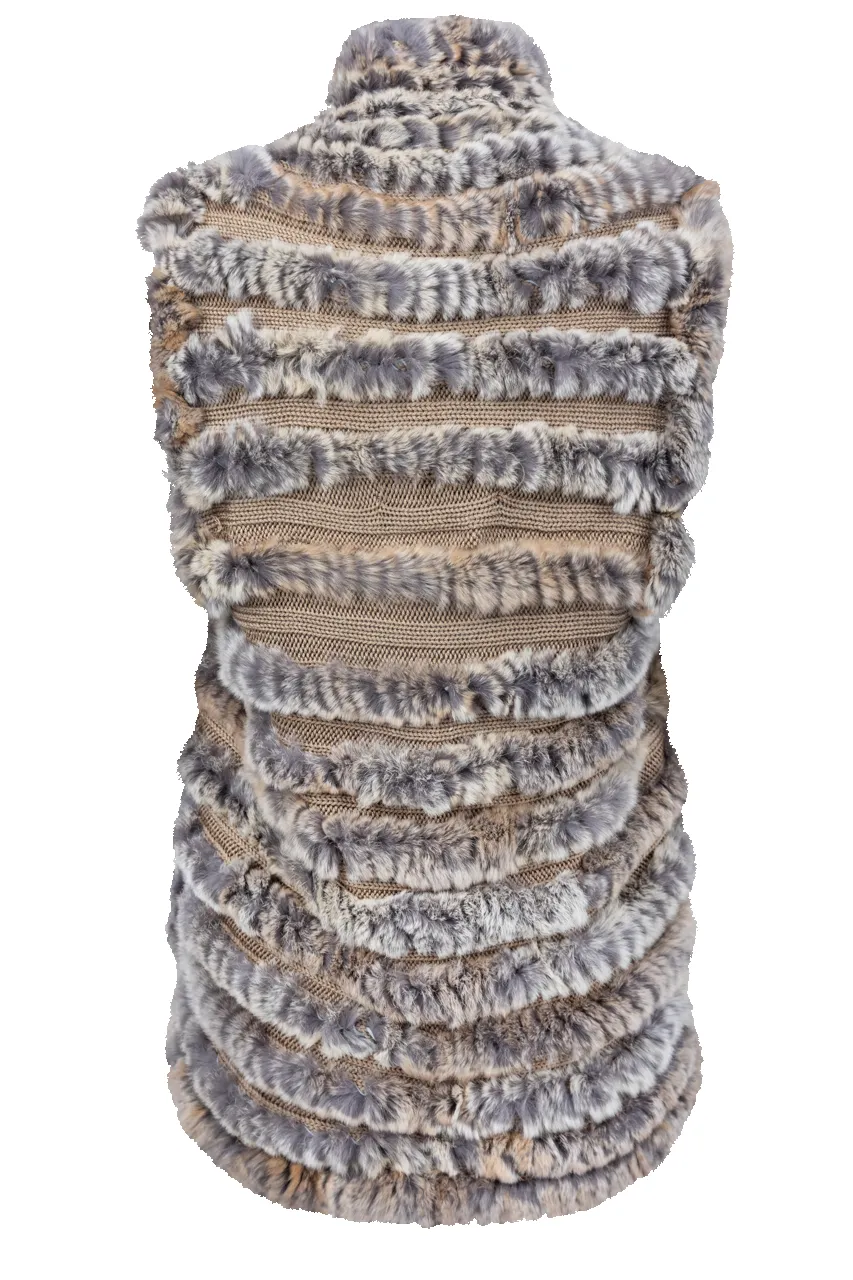 Pat Dahnke Rex Rabbit Fur Shawl sold by Pinto Ranch product image thumbnail 2