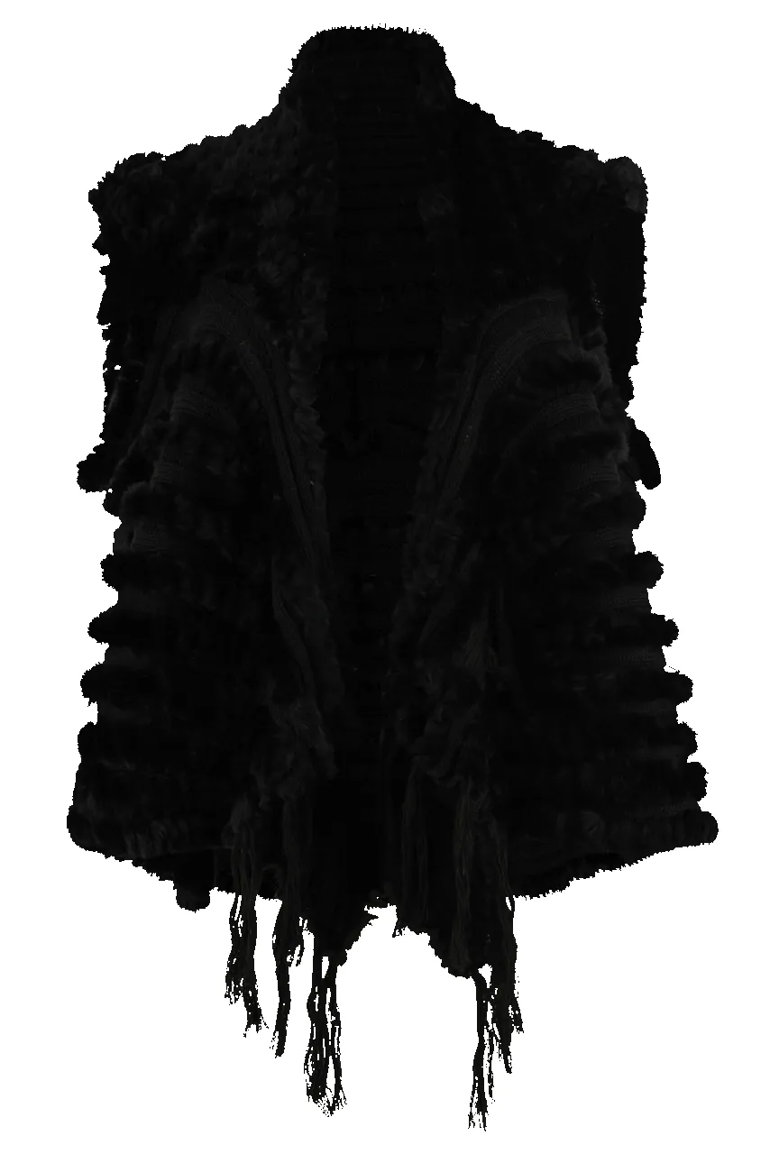 Pat Dahnke Rex Rabbit Fur Shawl sold by Pinto Ranch product image thumbnail 3