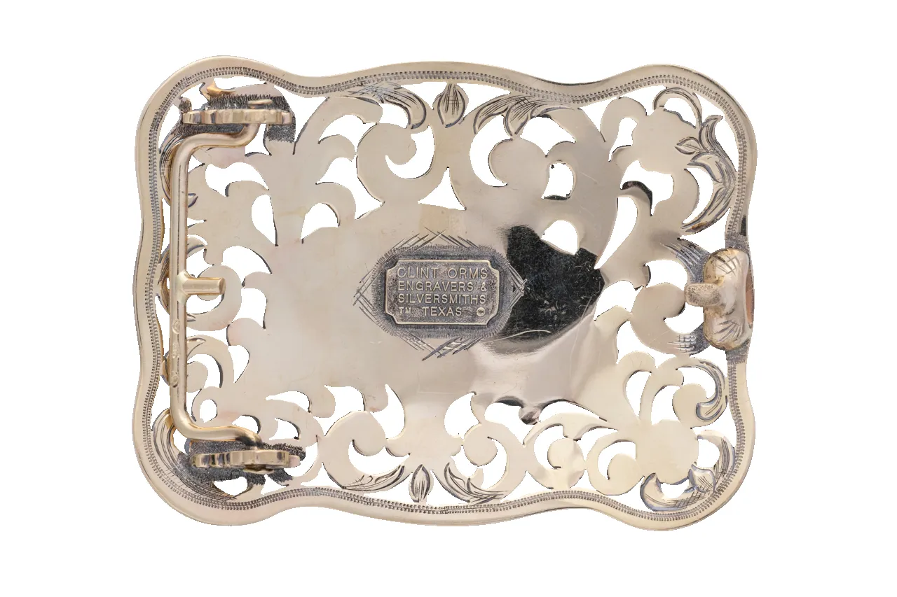 Clint Orms 1.5" Multi-Gold Buffalo Trophy Buckle sold by Pinto Ranch product image thumbnail 3