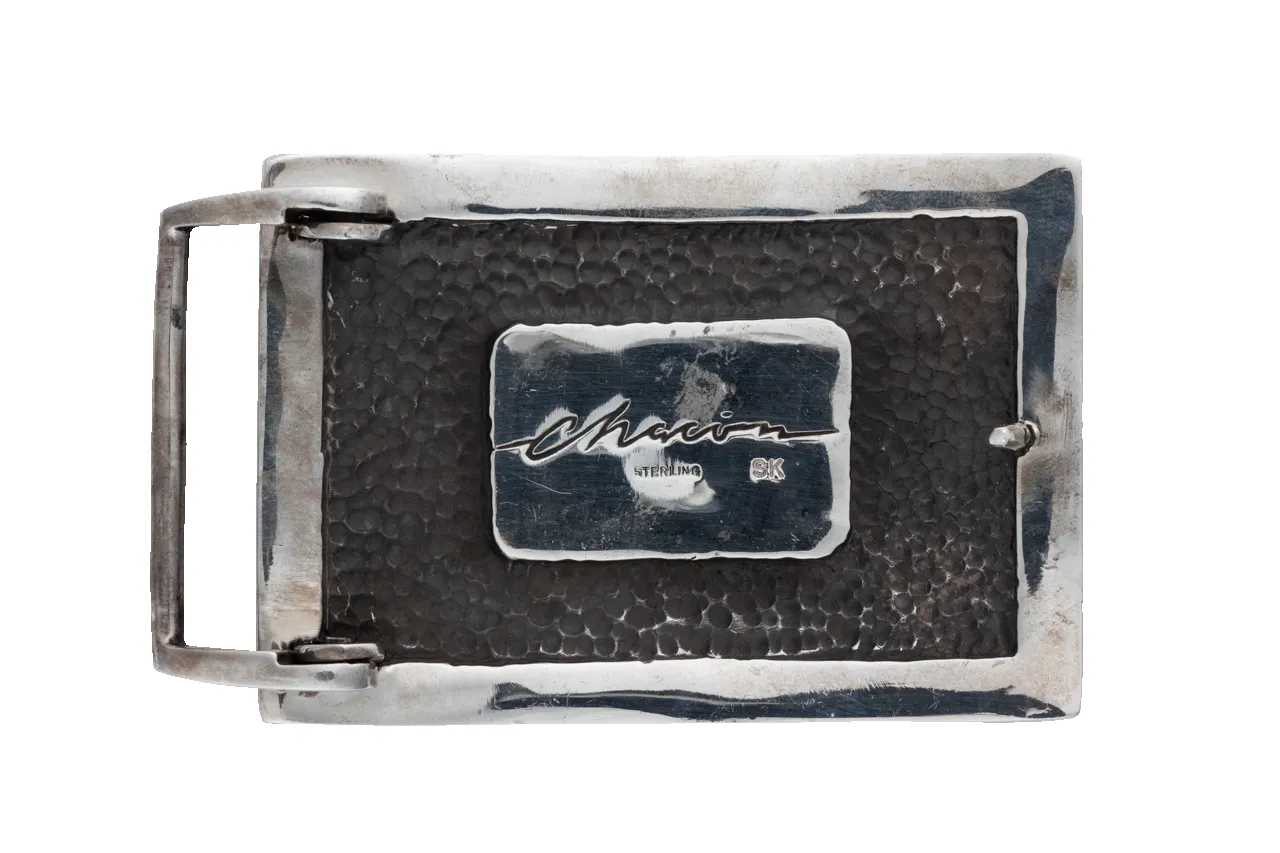 Chacon Montezuma Feather 1.5" Trophy Buckle sold by Pinto Ranch product image thumbnail 3