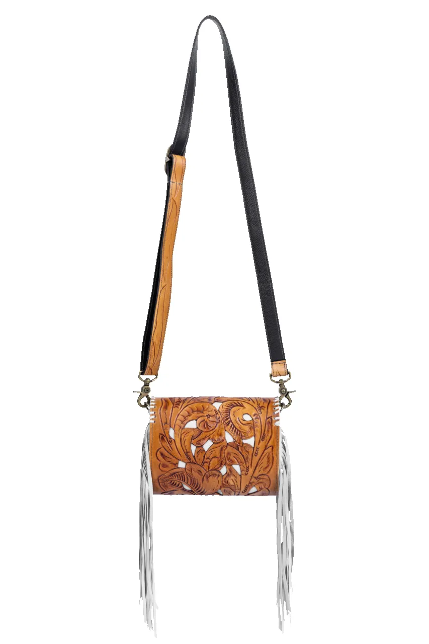 Juan Antonio Tooled Leather Crossbody Purse sold by Pinto Ranch product image thumbnail 4