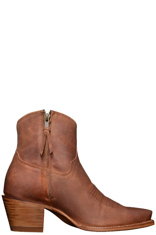 Tecovas Daisy Zip Bootie - Scotch sold by Pinto Ranch
