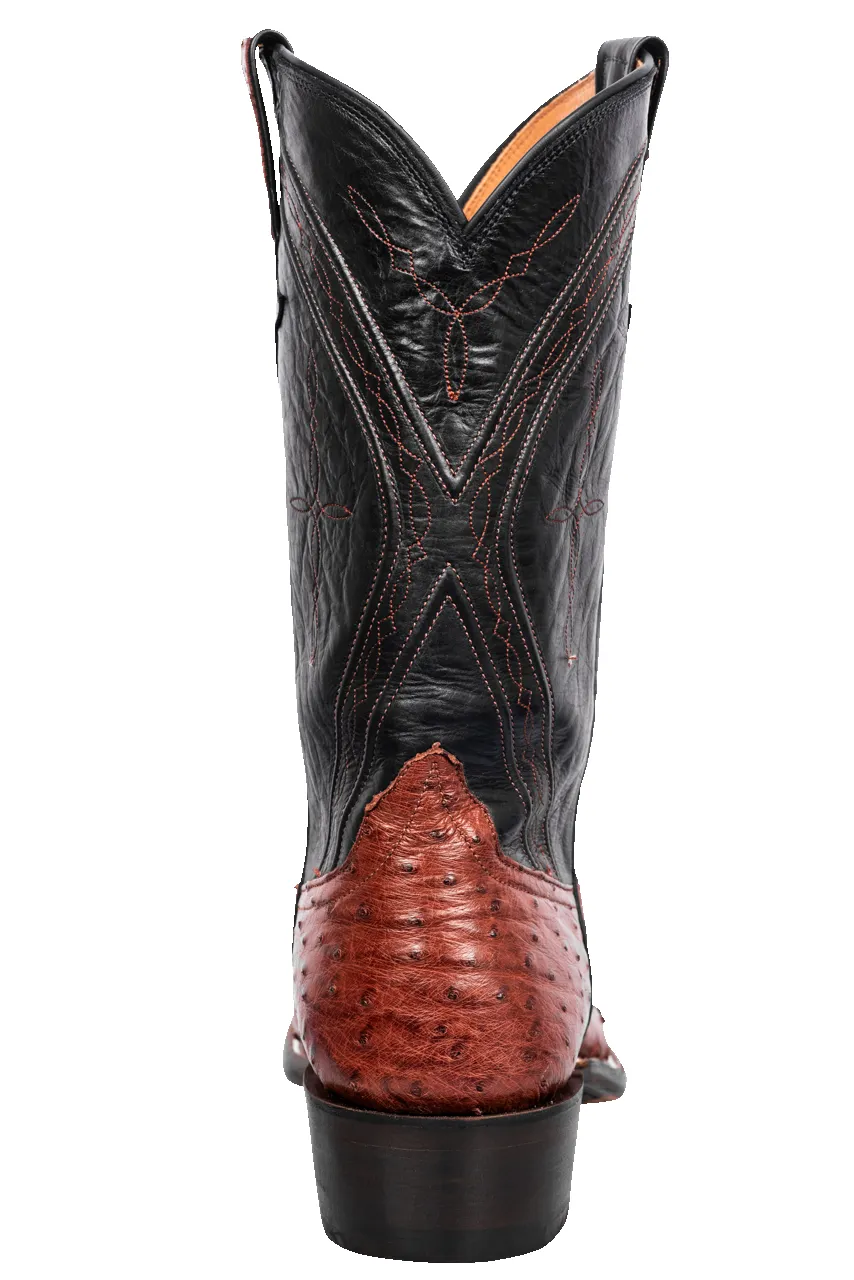 Rios of Mercedes Full Quill Ostrich Cowboy Boots - Almond sold by Pinto Ranch product image thumbnail 4