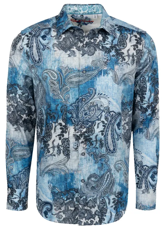 Robert Graham Patmos Button-Front Shirt made by Robert Graham