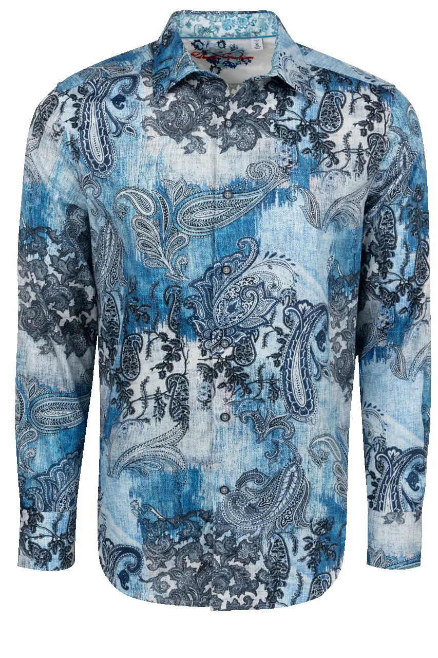 Robert Graham Patmos Button-Front Shirt sold by Pinto Ranch