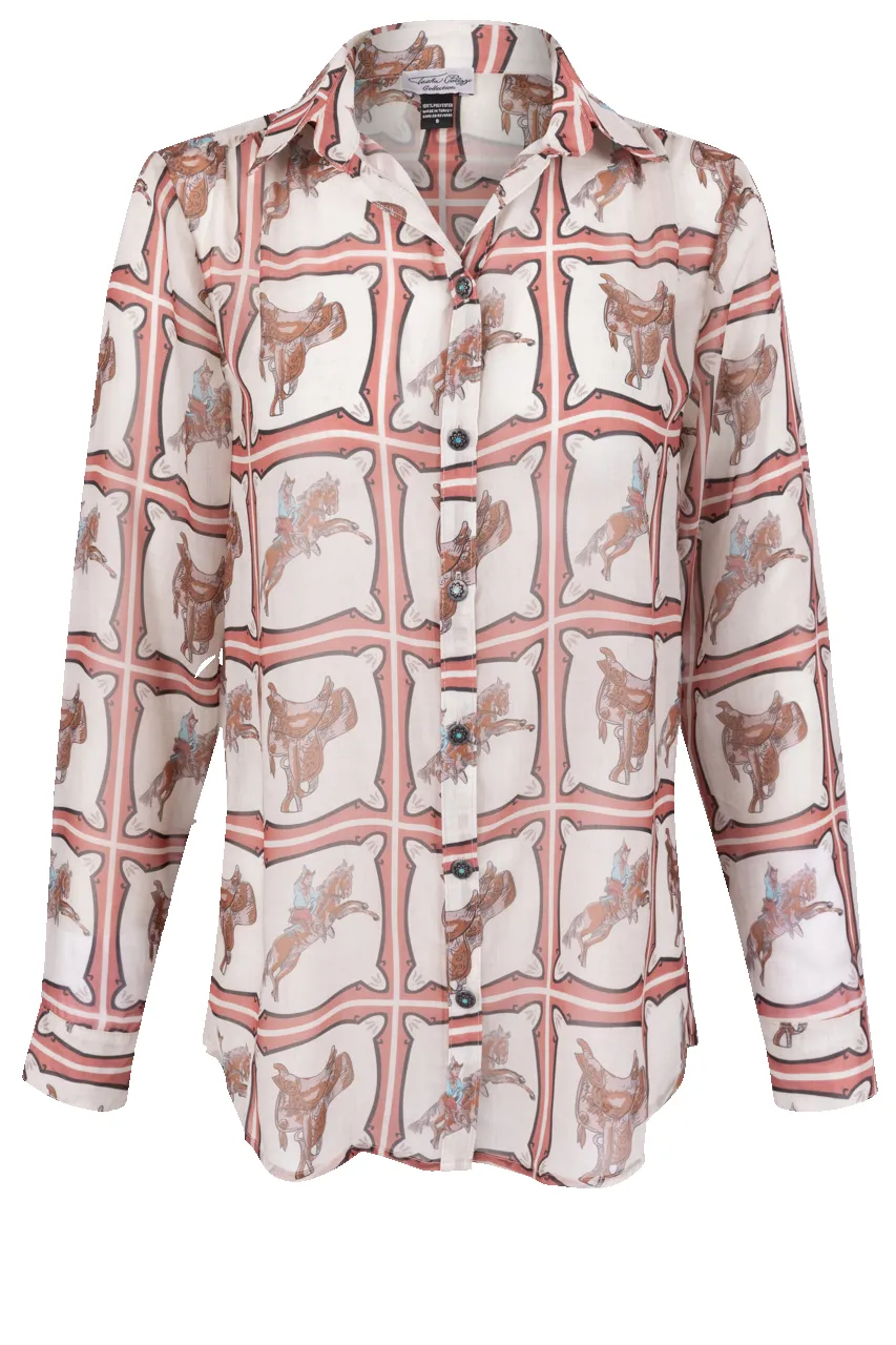 Tasha Polizzi Printed Monty Shirt sold by Pinto Ranch