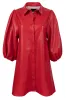 Dolce Cabo Vegan Leather Shirt Dress - Pastels sold by Pinto Ranch