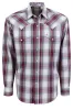 Stetson Men's Diamond Ranch Snap Front Shirt - Wine sold by Pinto Ranch