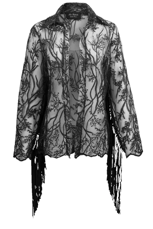 Pat Dahnke Embroidered Lace Jacket sold by Pinto Ranch