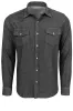 Garnet Snap Front Shirt - Black Denim sold by Pinto Ranch