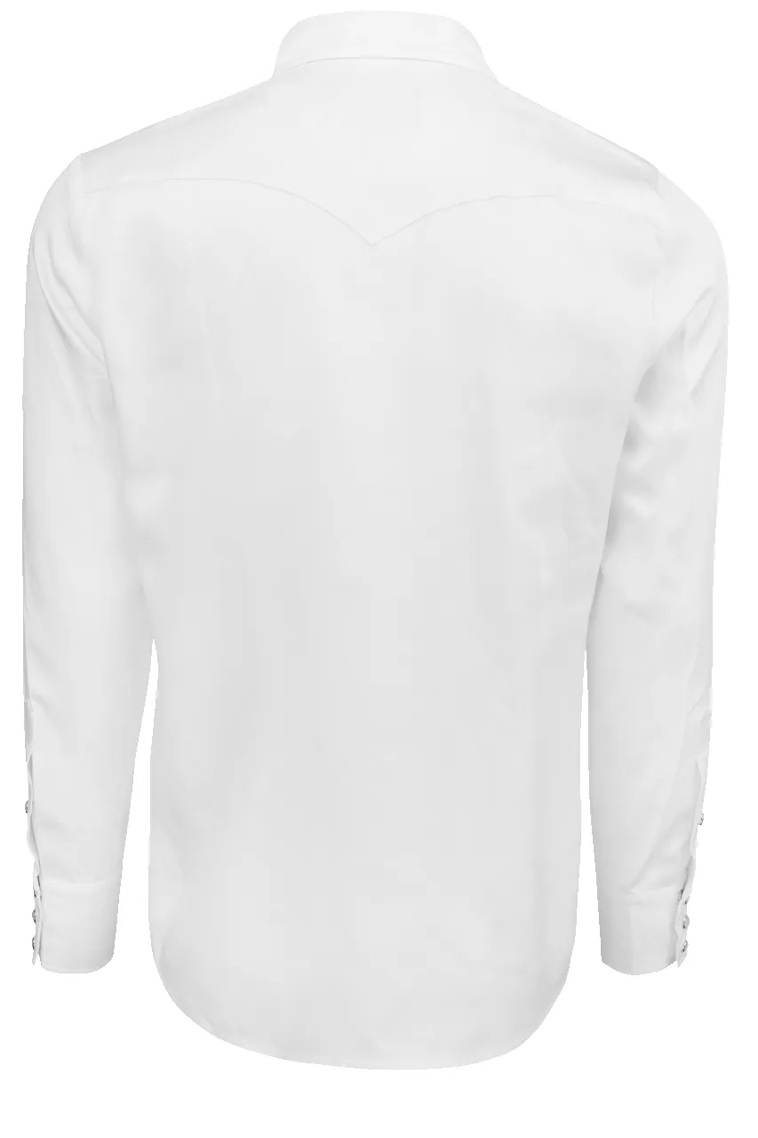 H Bar C Snap Front Denver Shirt - White sold by Pinto Ranch product image thumbnail 2