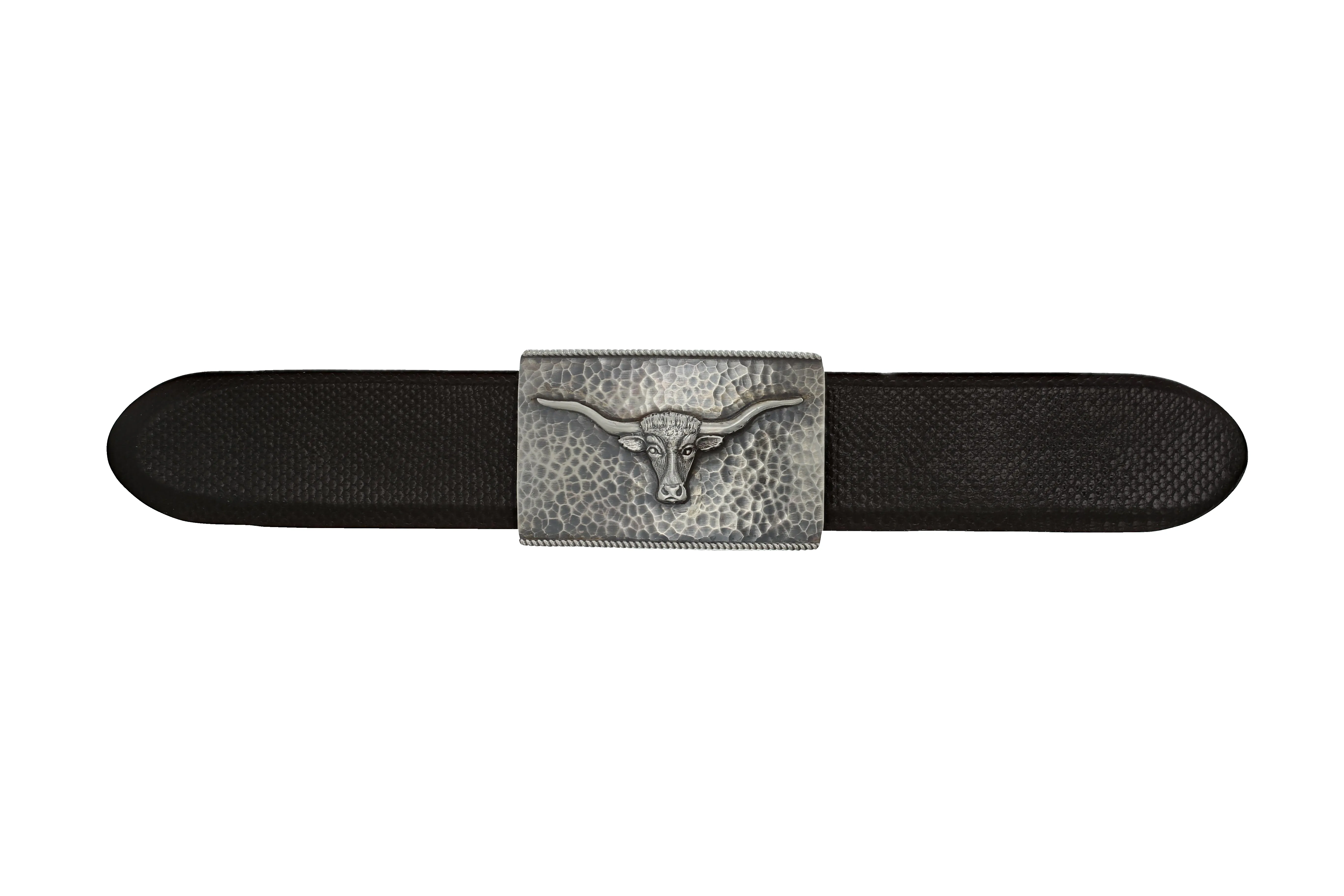 Clint Orms 1.5" Silver Steer Trophy Buckle sold by Pinto Ranch