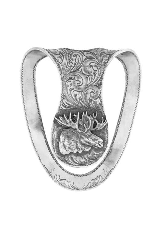 Clint Orms San Jac 1800 Silver Money Clip sold by Pinto Ranch