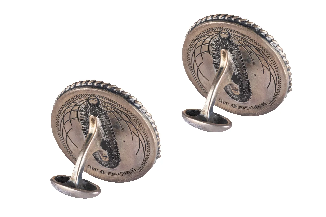 Clint Orms 1822 Winged Liberty Dime Cufflinks sold by Pinto Ranch product image thumbnail 3