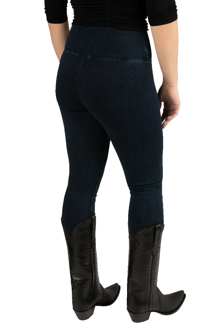 Lysse Dark Indigo Denim Leggings sold by Pinto Ranch product image thumbnail 2
