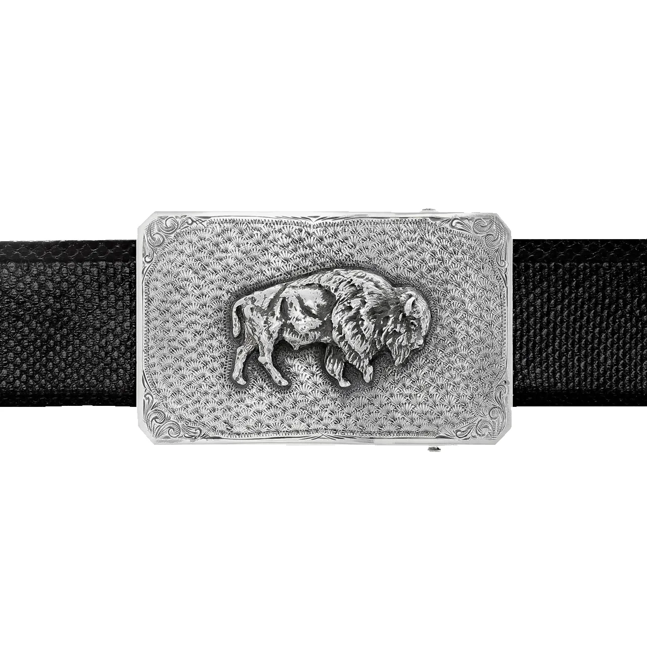 Clint Orms 1.5" Buffalo Trophy Buckle sold by Pinto Ranch